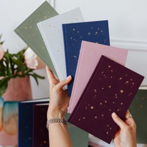 STARRY LINED NOTEBOOK | Personalised Hardback Gift
