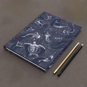 Marine Animals Notebook: Celestial Ocean Journal